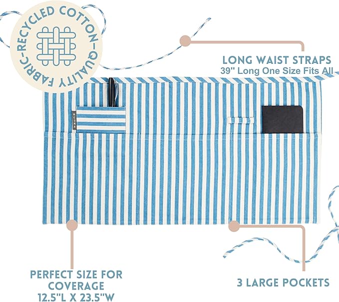 MEEMA Chef Waist Apron Cotton Fabric |Washable & Breathable Waitress & Server - Image 4