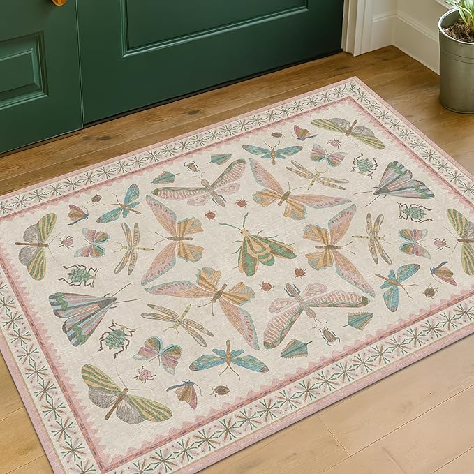 Hazo Haus Light Pink Bathroom Rug - Image 3