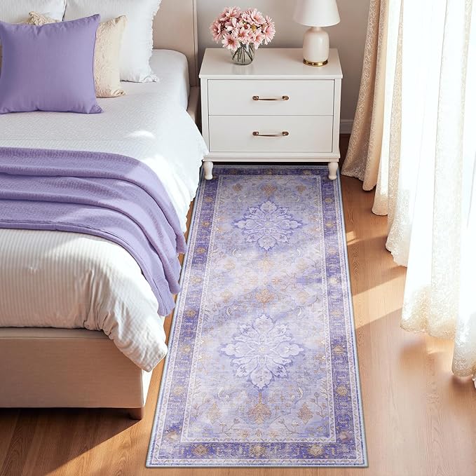 Area Rugs 2'x6' Runner Rug Non Slip Washable - Image 2