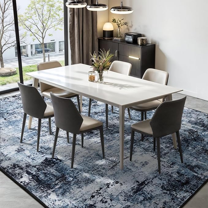 Rugflix 8x10 Area Rugs for Living Room, Washable Large Rug Stain-Resistant Low - Image 3