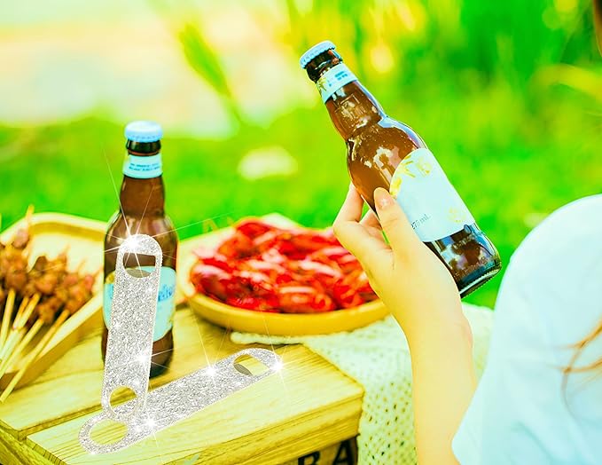 Silver Beer Bottle Opener Diamond Bling Beer Bottle Opener - Image 5