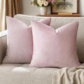 GIGIZAZA Decor Throw Couch Pillow Covers, Set o 2 Sweet Lilac Sofa Cushion by GIGIZAZAFocusingonhomedecoration