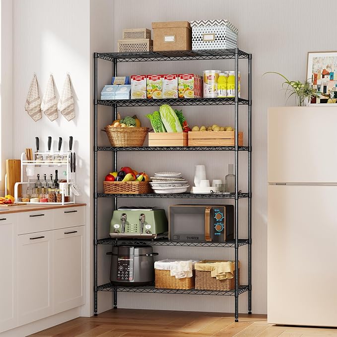BestOffice | 6-Tier Wire Storage Shelves