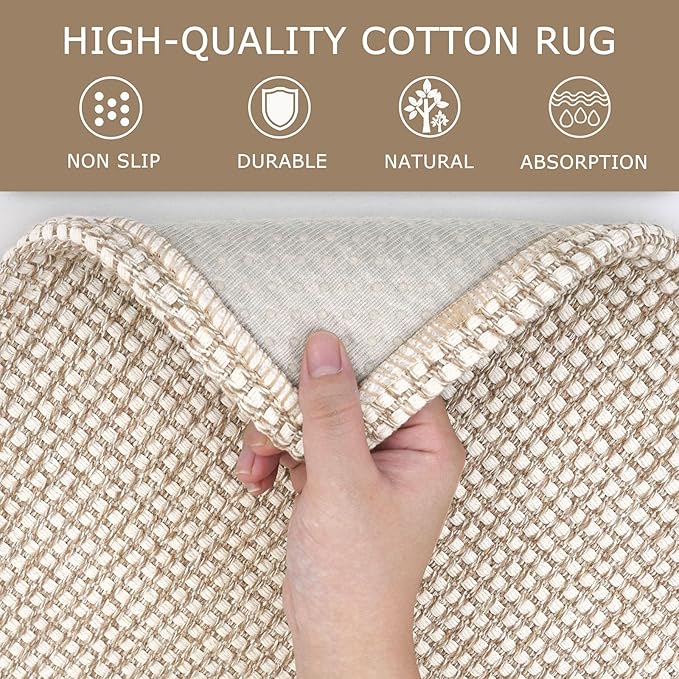 KOZYFLY Long Runners for Hallways 3x12 ft Washable Kitchen Runner Non Slip - Image 6