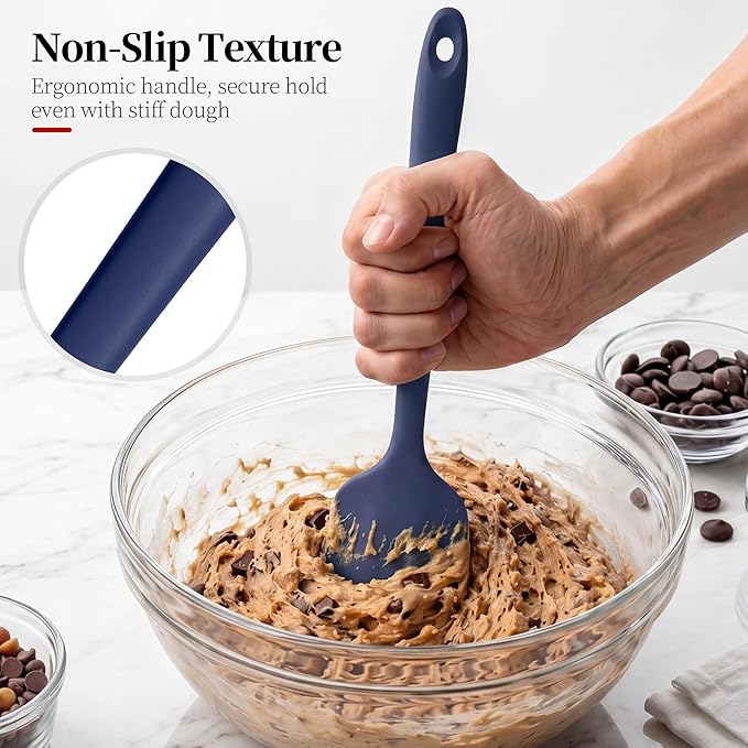600ºF Heat Resistant Spatula, 11.34 inch High Heat Food Safe Semless Kitchen - Image 8