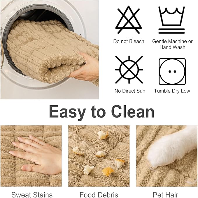hyha Couch Covers for Dogs Washable, Non Slip Plush Dog Sofa Protectors - Image 7