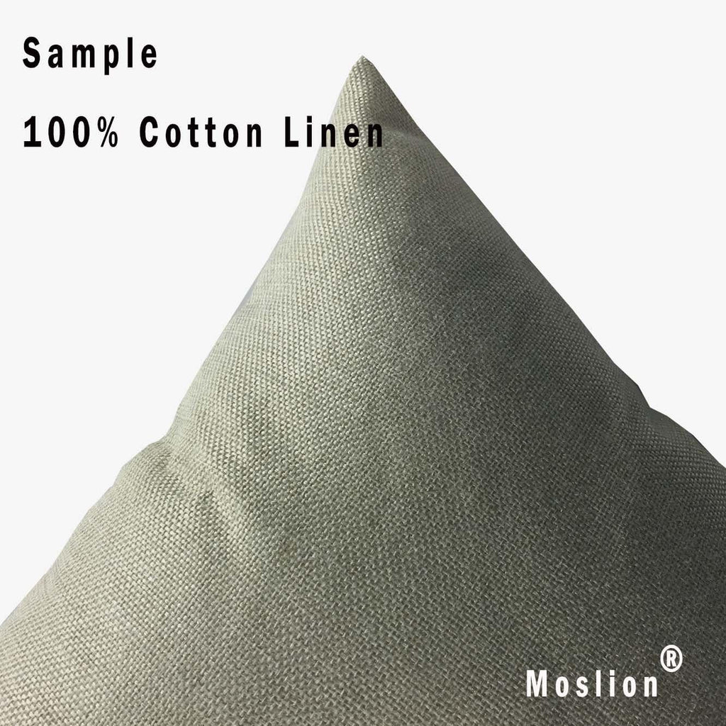 Moslion Love Pillows Quote Throw Pillow Cover Valentine's Day Pillow Case 18 x 18 inch Cotton Linen Square Cushion Home Decorative Cover Sofa Bed Red Pink
