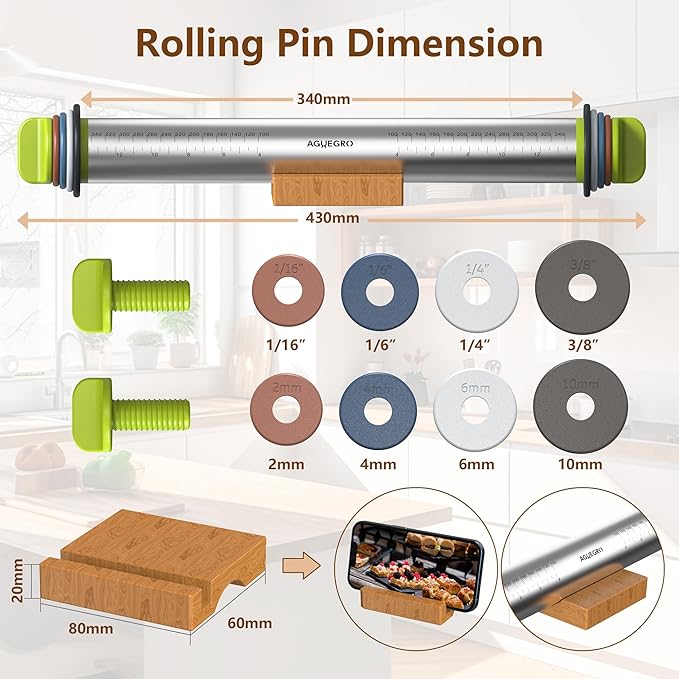 Stainless Steel Rolling Pin - Image 7