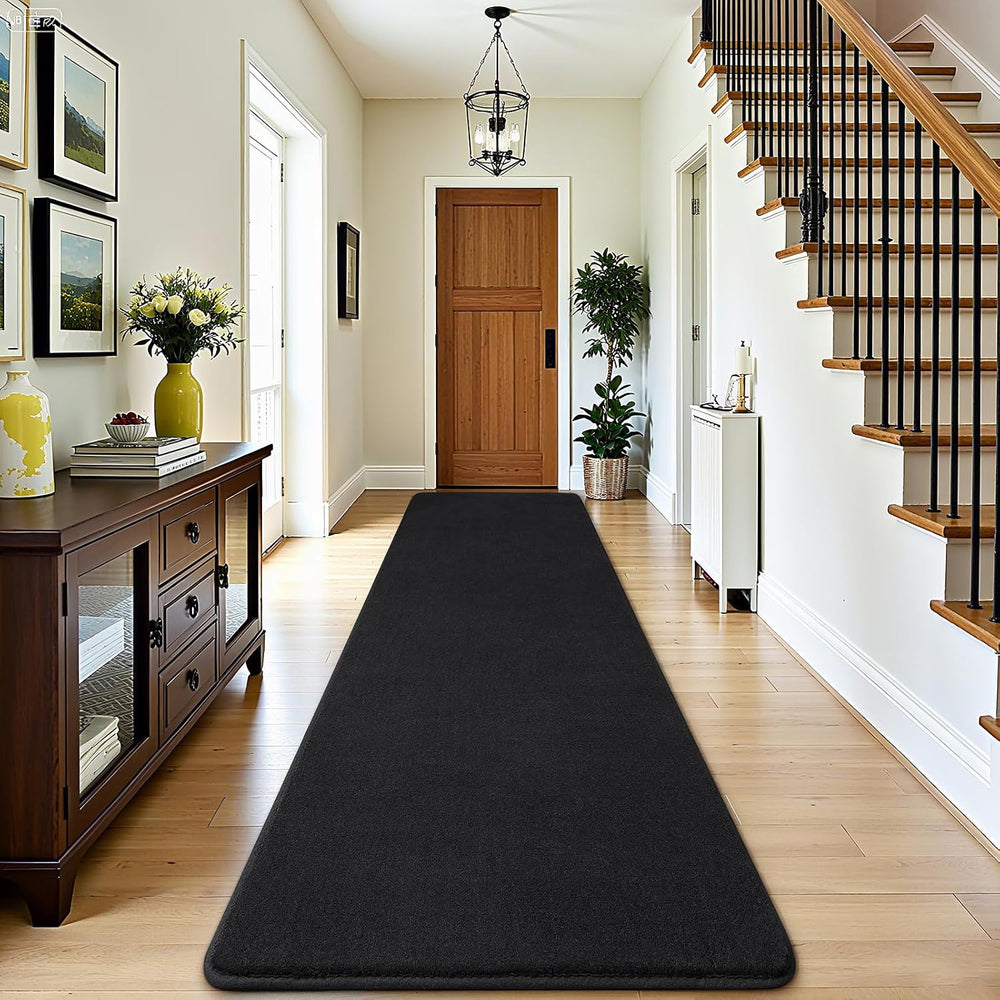Amearea Modern Soft Hallway Runner Rug, 2x10 Feet Washable Long Runner Rugs
