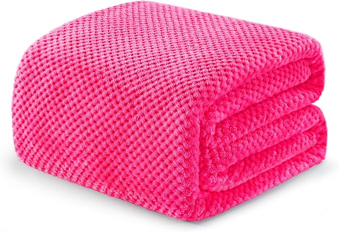 Exclusivo Mezcla Fleece Bed Blanket Queen Size, Super Soft and Warm Blankets by ExclusivoMezcla