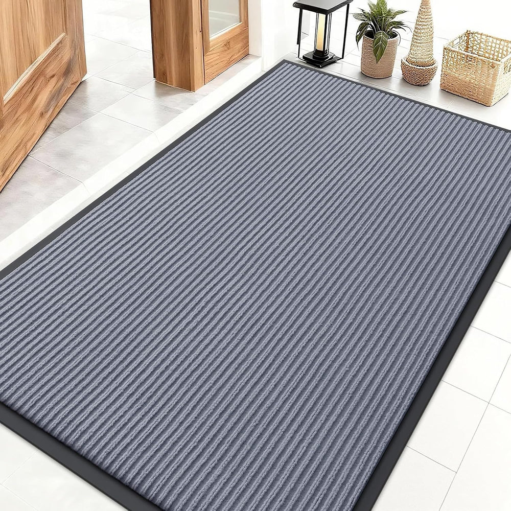 OLANLY Front Door Mat Indoor Outdoor Entrance, Waterproof Heavy Duty Doormat
