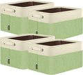 BALEINE 4 Pack Fabric Closet Storage Bins by BALEINE