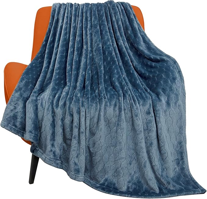 TOONOW Fleece Blanket Super Soft Plush Throw Blanket Twin Size 60" x 80" by TOONOW