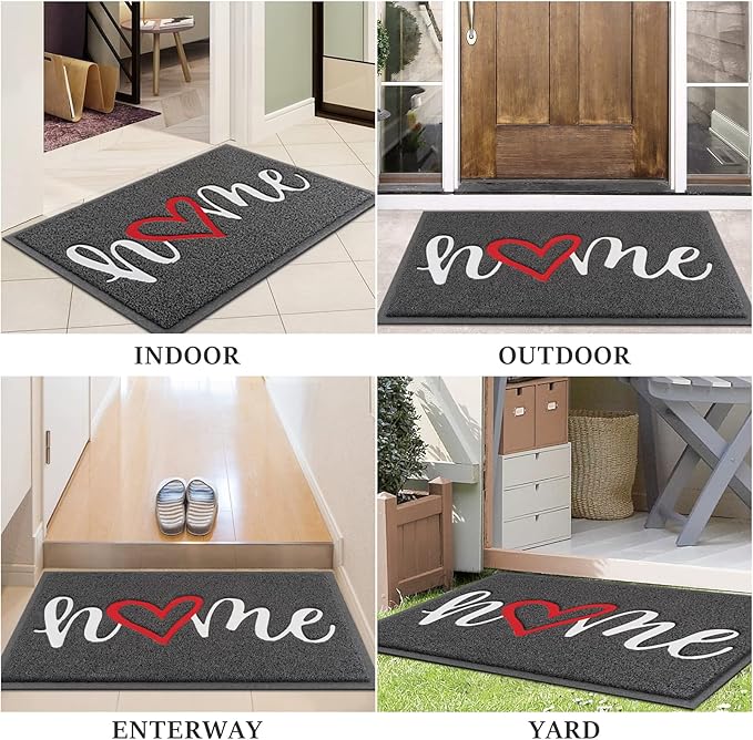 BeneathYourFeet Door Mat, Welcome Mat Low Profile Floor Mat Front Doormat - Image 7