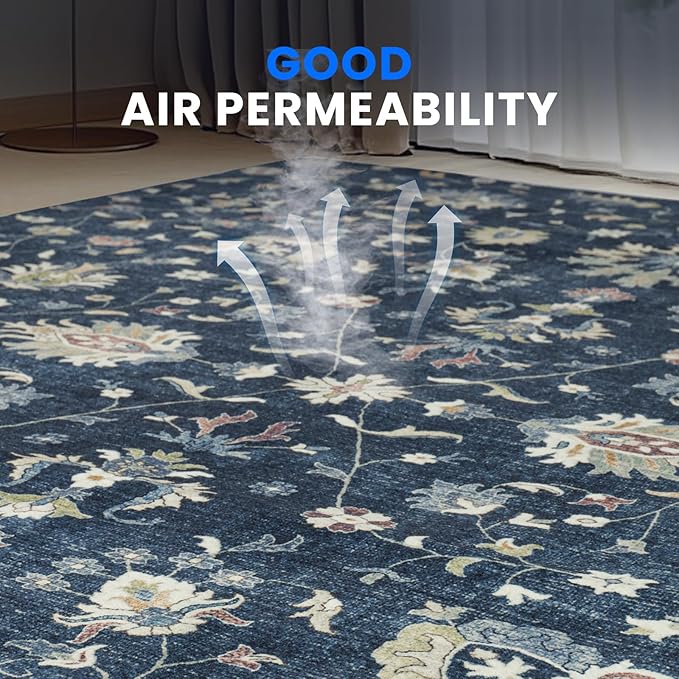 Washable Rugs 8x10 Area Rugs for Living Room, Dining Room- Soft Low Pile - Image 5