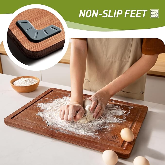 Extra Large Bamboo Cutting Board - Image 2