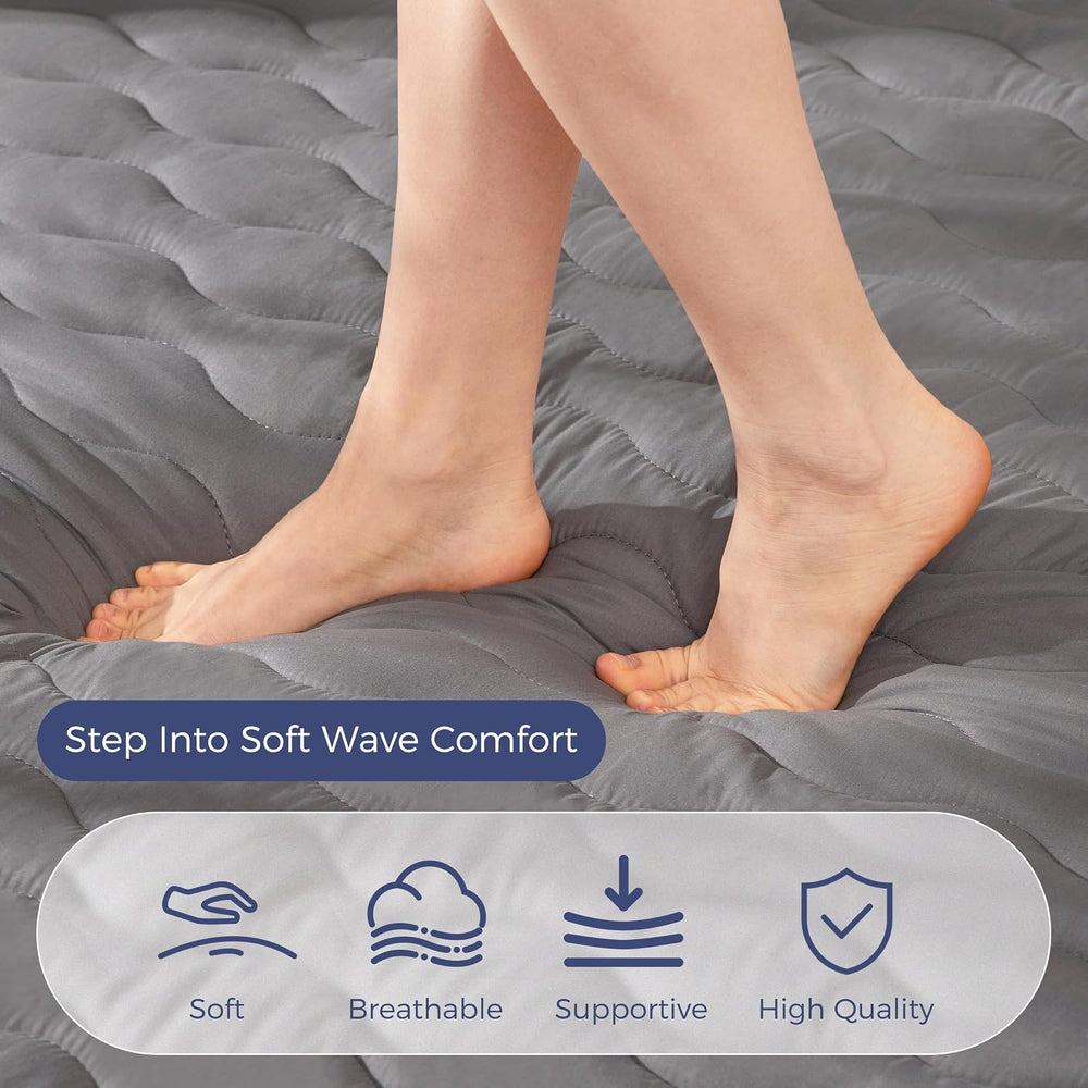 MAXYOYO 3" Thick Japanese Floor Futon Mattress, Portable Floor Mattress