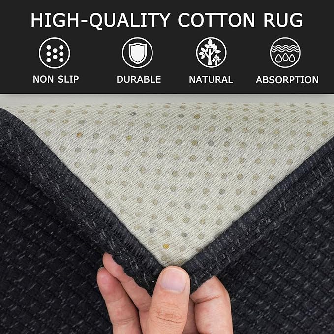 KOZYFLY Runners for Hallways 2x7 ft Washable Kitchen Runner Non Slip Rubber - Image 6