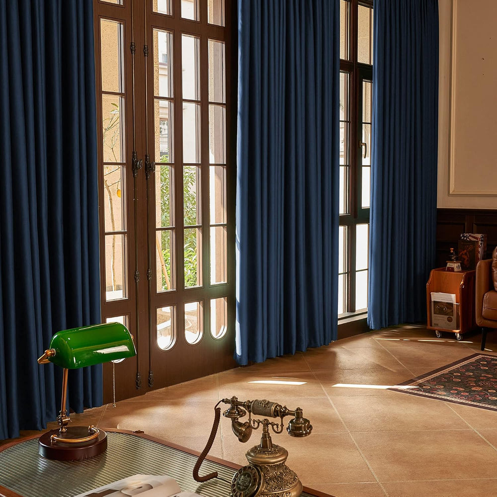 Pinch Pleated Curtains 72 Inches Wide by 84 Inches Long for Bedroom - Room Da...