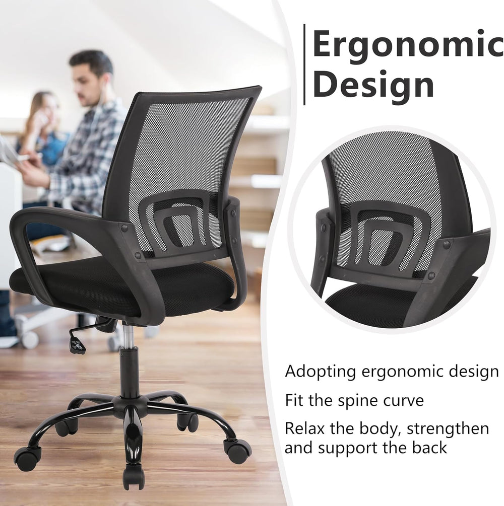 PayLessHere Office Computer Chair Ergonomic Cheap Desk Chair Adjustable Comfo...