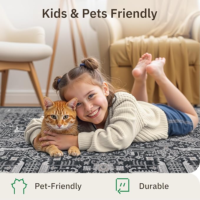 Washable 2x3 Entryway Area Rug - Image 7