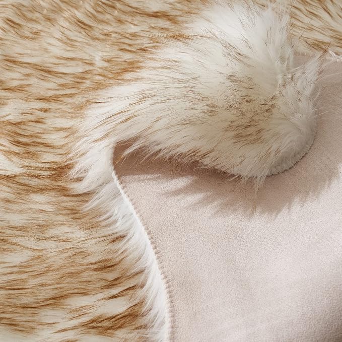 MIULEE Faux Fur Sheepskin Rug, Luxury Fluffy Area Rugs - Image 4