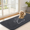 OLANLY Dog Door Mat for Muddy Paws 47x20, Paw Print Design, Absorbs Moisture by OLANLY