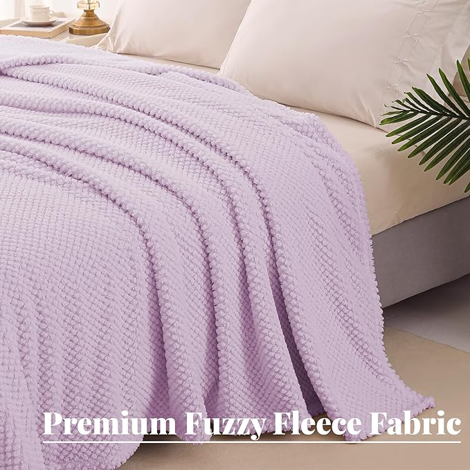 Whale Flotilla Twin Size Fuzzy Fleece Blanket - Image 5