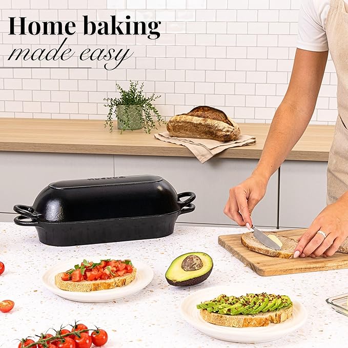 Enamelled Cast Iron Bread Loaf Pot – Dutch Oven