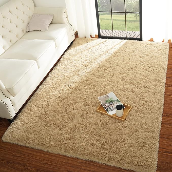 Chicrug Soft Area Rugs for Bedroom Living Room Plush Fluffy Rug 9x12 Feet - Image 7