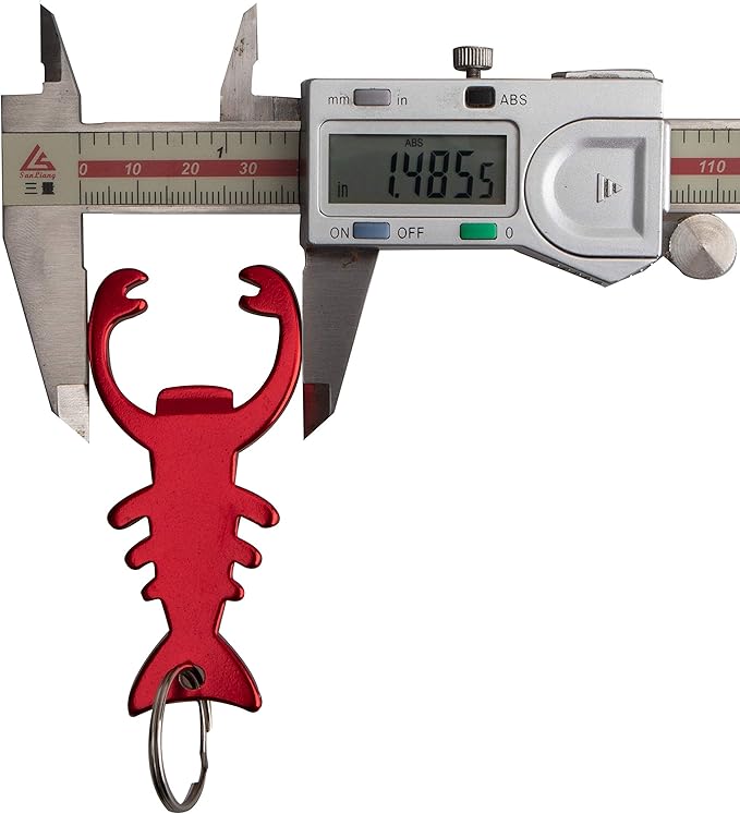 SWATOM Lobster 6PCS Bottle Opener Keychain Beer Openers Tool Key Chain Ring - Image 5
