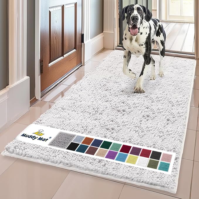 Muddy Mat® | Super Absorbent Door Mat Indoor, Microfiber Quick Dry Chenille by MuddyMat%C2%AE