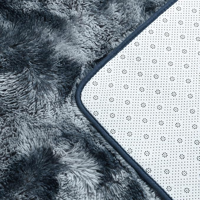 Deerhoo Large Shag Area Rugs 8 x 10, Tie-Dyed Plush Fuzzy Rugs - Image 6