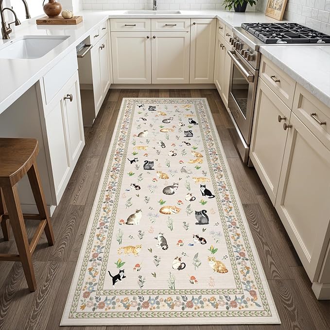 2x6 Washable Kitchen Runner Rug - Image 2