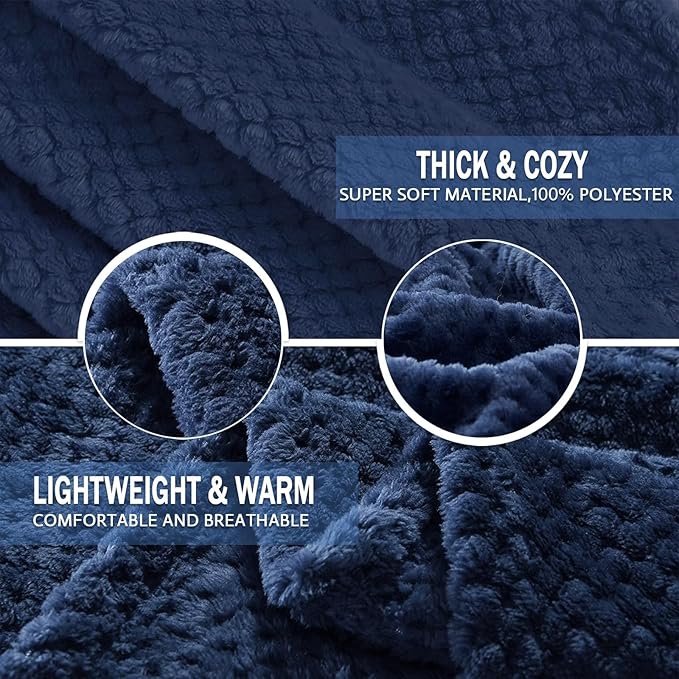 Exclusivo Mezcla Fleece Bed Blanket King Size, Super Soft and Warm Blankets - Image 7