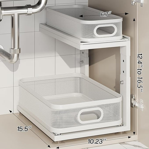2 Pack Under Sink Organizer - Image 2