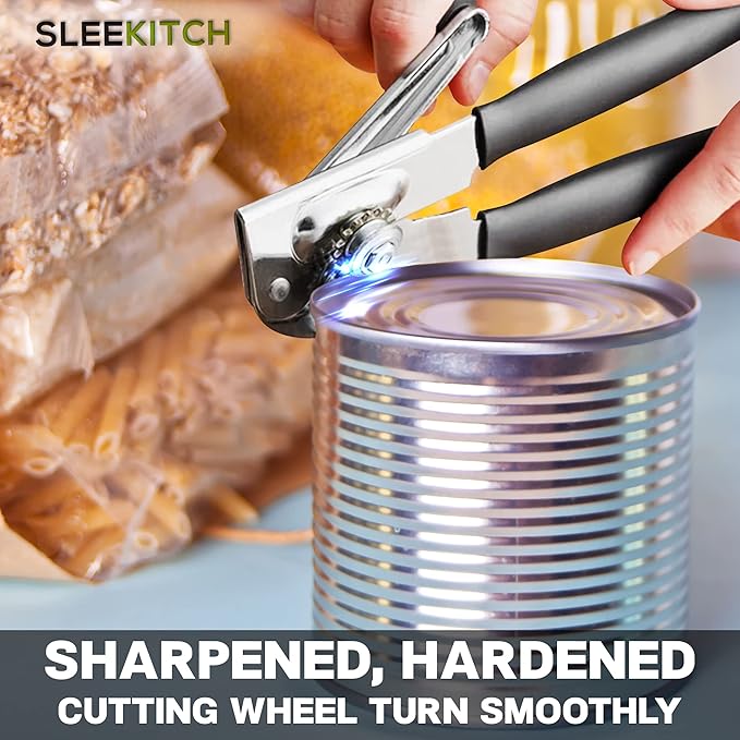 Commercial Can Opener Manual Heavy Duty, Hand Crank Can Opener, Large Handheld - Image 4