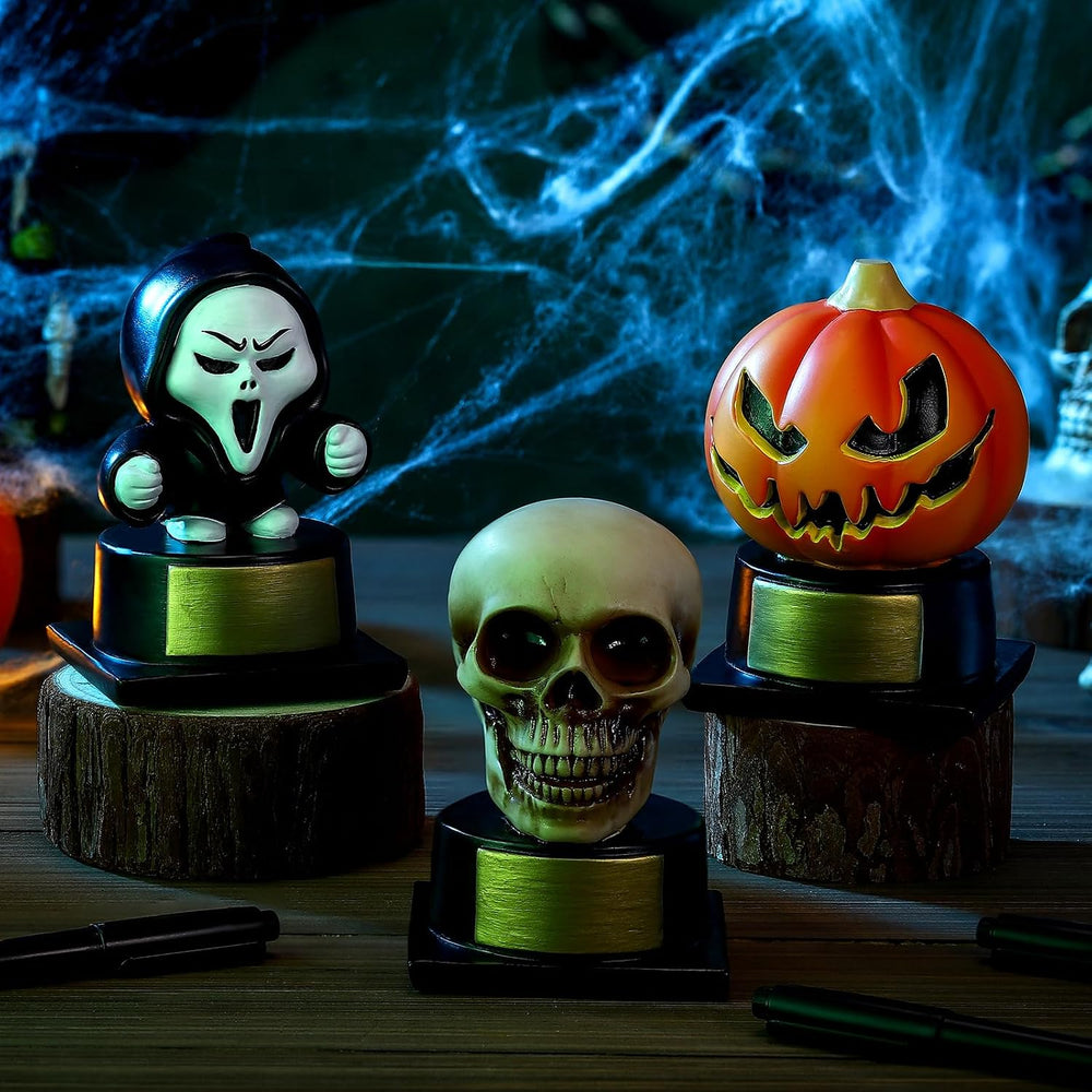 AceOrbit 3 Pack Halloween Trophy Awards 4.3'' Best Costume Contest Tr...