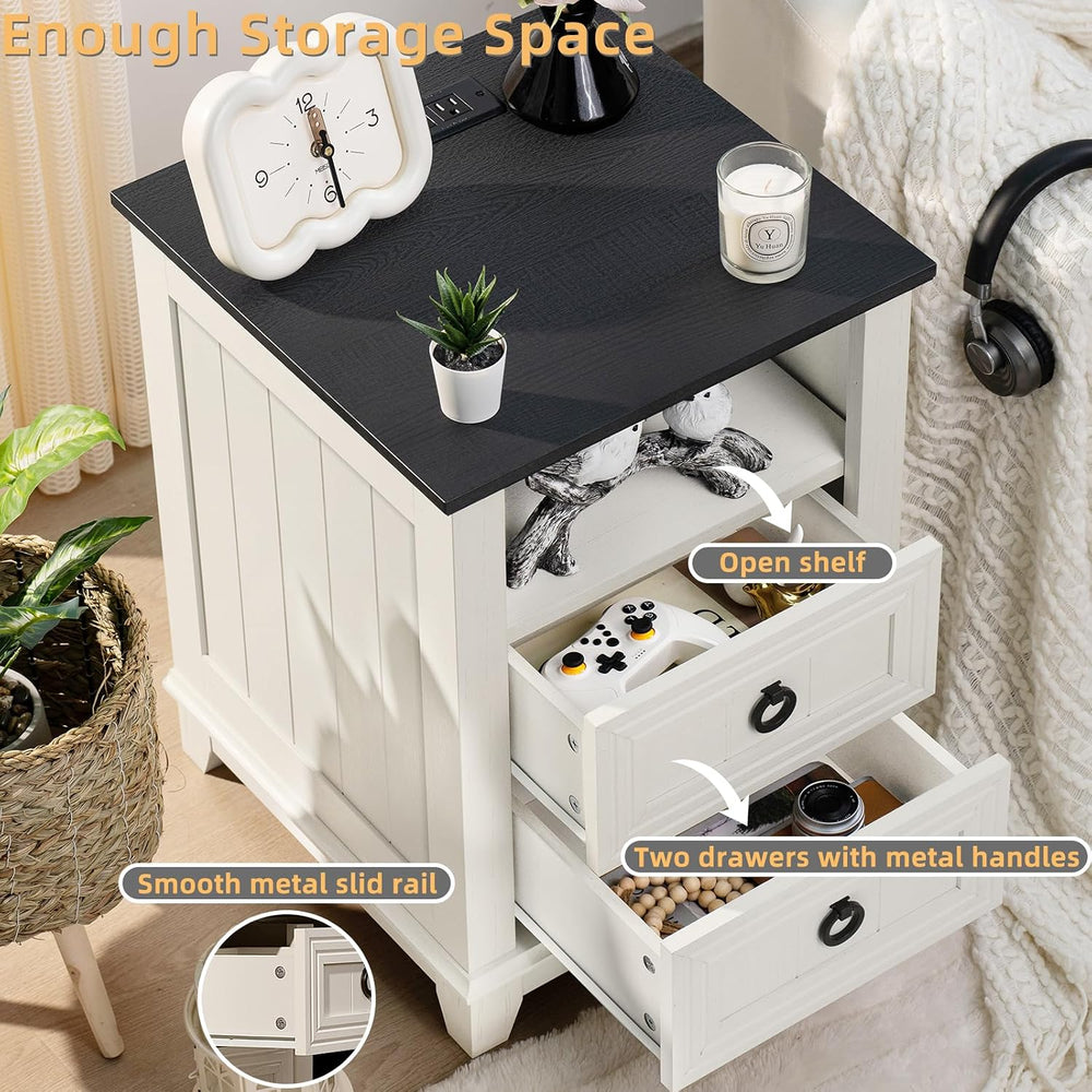 Joaxswe Farmhouse Dresser and Nightstand Set 3 for Bedroom