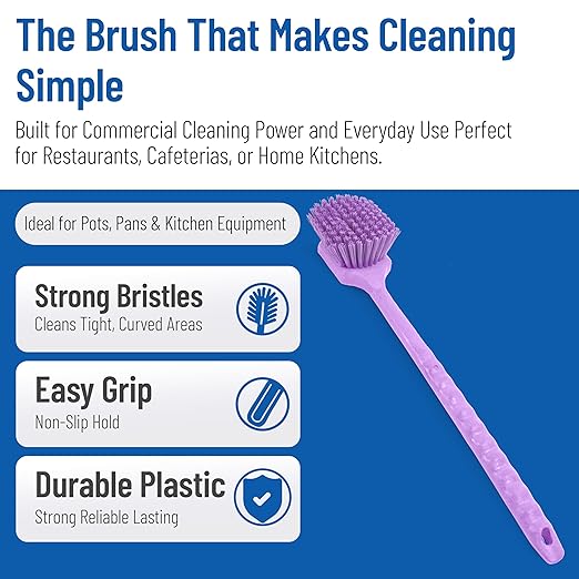 SPARTA 40501EC68 Plastic Large Scrub Brush, Kitchen Brush, Utility Brush - Image 3