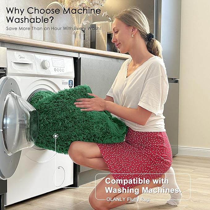 OLANLY 6x9 Machine Washable Large Area Rugs - Image 2