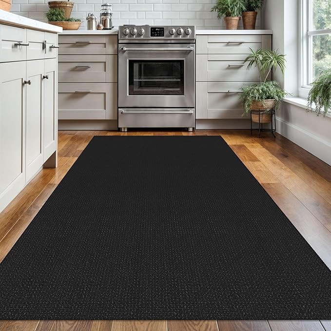 KOZYFLY Washable Area Rug 4x6 ft Non Slip Rubber Backed Living Room Rugs - Image 8