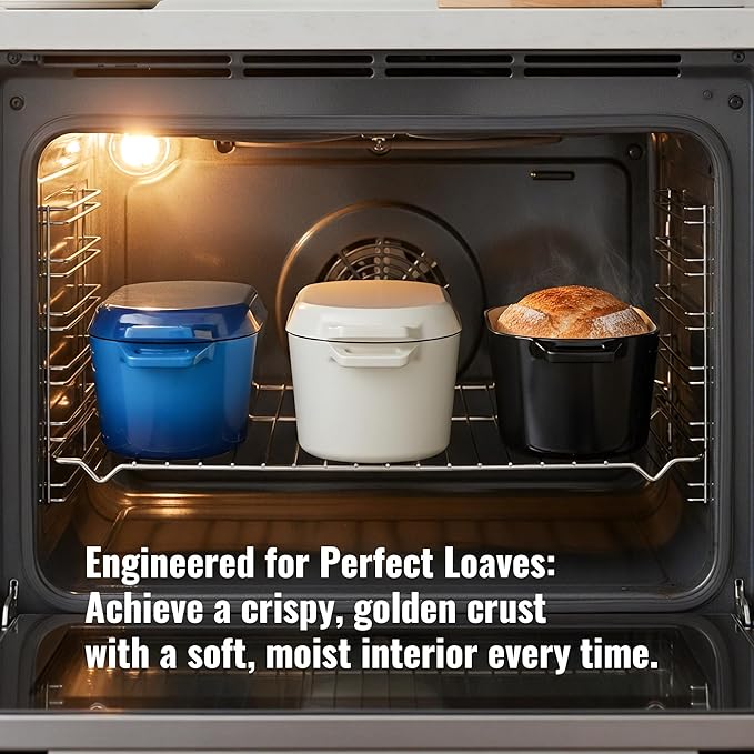 Dutch Oven for Bread Baking, 3.4 QT Bread Dutch Oven for Sourdough, Enamelled - Image 6