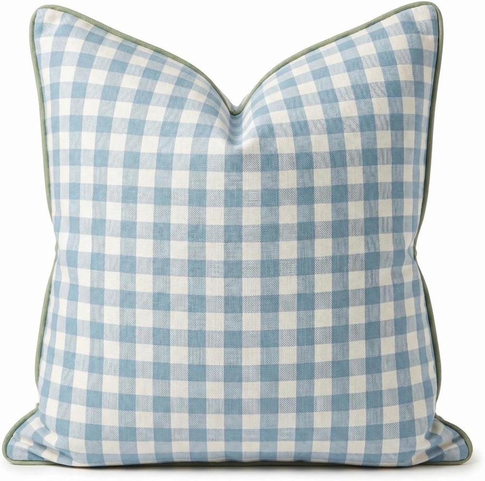 Jillien Harbor “The Charlie” Decorative Pillow Cover – Blue and White Accent ...