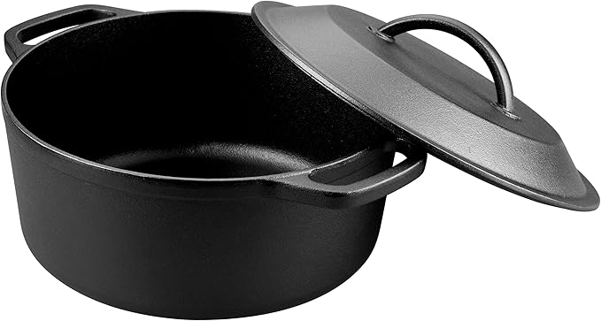 VORRINGARD Pre-Seasoned Cast Iron Dutch Oven - Image 5
