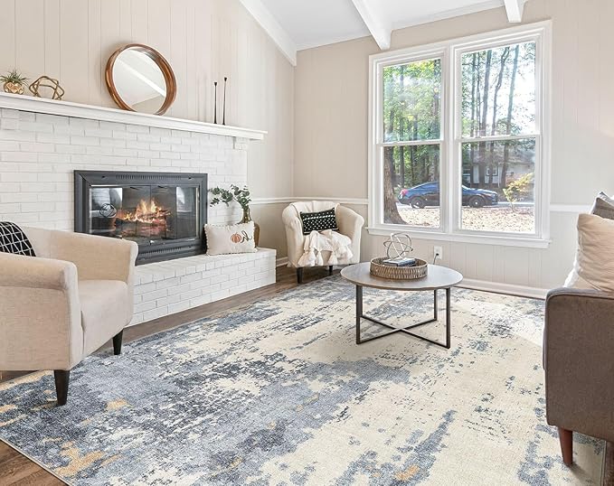 UERMEI 8x10 Area Rug Living Room Rugs - Image 3