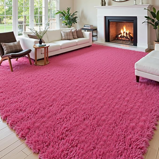 Rugs for Living Room 6x9, Alfombras para Salas Shag Large Plush Soft Area Rug - Image 2