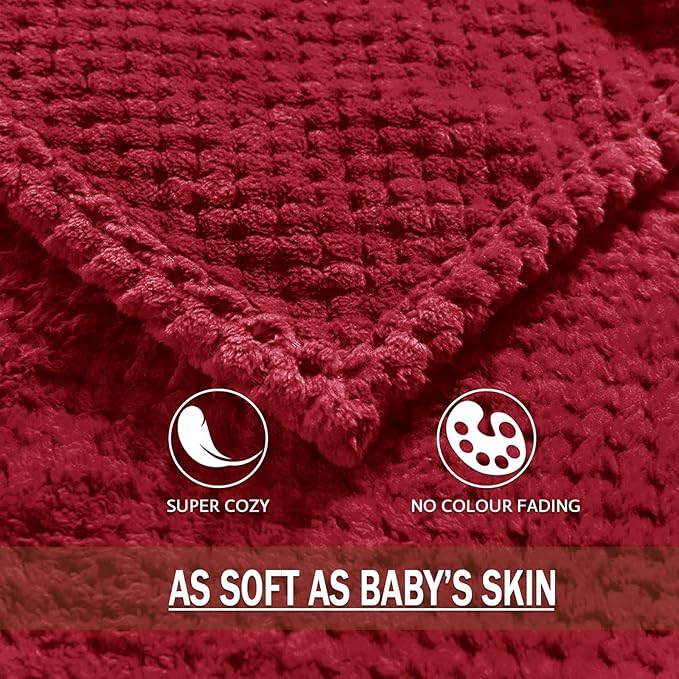 Exclusivo Mezcla Fleece Bed Blanket King Size, Super Soft and Warm Blankets - Image 8