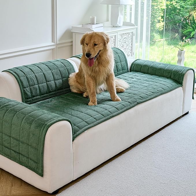 Couch Covers for Dogs Washable, Non Slip Couch Covers for Loveseat Sofa Pet by PJLZJFBY