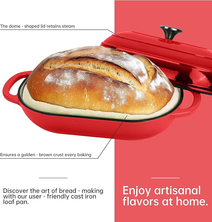 Premium Enameled Cast Iron Dutch Oven